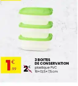 Stokomani 3 boites de conservation offre