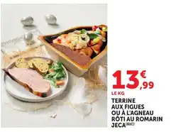 Bi1 Terrine aux figues ou à l'agneau rôti au romarin jeca offre