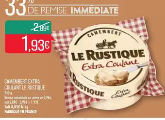 Match Camembert extra coulant le rustique offre