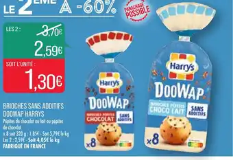 Match Brioches sans additifs offre