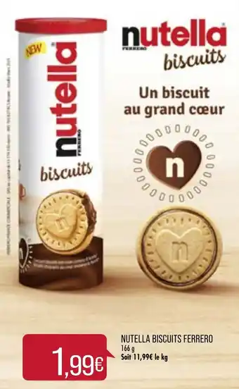 Match Nutella biscuits ferrero offre