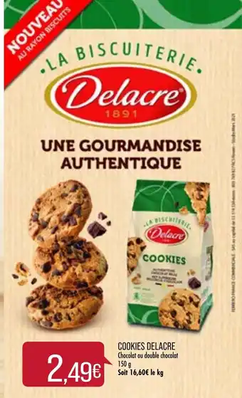 Match Cookies delacre offre