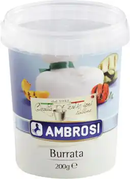 Auchan Ambrosi burrata ambrosi offre