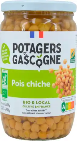Auchan Potagers de gascogne pois chiche bio potagers de gascogne offre