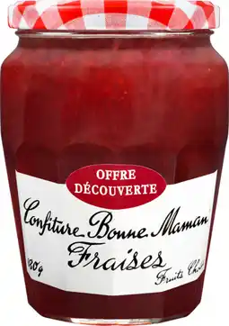 Auchan Bonne maman confiture de fraises bonne maman offre