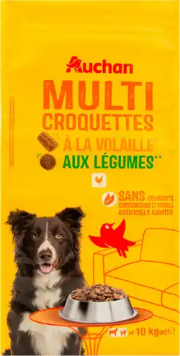 Auchan Auchan croquettes à la volaille pour chien auchan offre