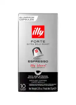 Auchan Illy capsules de café espresso forte illy offre