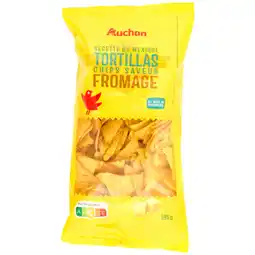 Auchan Auchan tortillas chips saveur fromage auchan offre