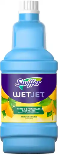 Auchan Swiffer nettoyant wet jet agrumes frais swiffer offre