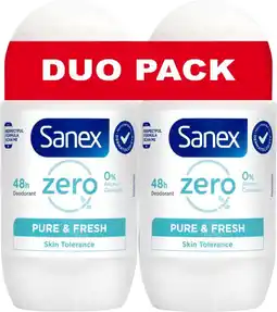 Auchan Sanex deodorant pure fresh sanex offre