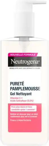 Auchan Neutrogena gel nettoyant visage pamplemousse neutrogena offre