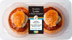 Auchan Bigard 2 bouchées lotte et saint jacques aux champignons offre