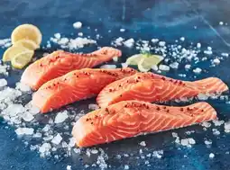 Auchan Sans marque 4 pavés de saumon atlantique offre