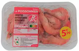 Auchan Auchan crevettes entières cuites label rouge offre