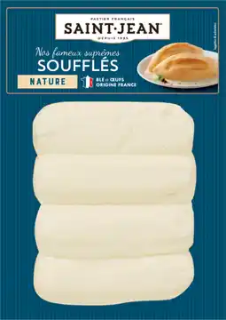 Auchan Saint jean suprêmes soufflés nature saint jean offre