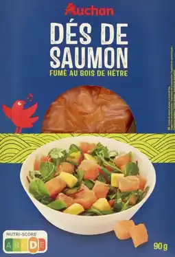 Auchan Auchan dés de saumon auchan offre