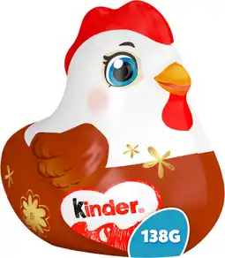 Auchan Kinder poule de pâques au chocolat au lait kinder offre