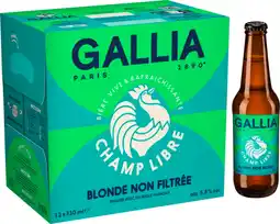 Auchan Gallia bière blonde gallia offre