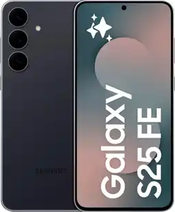 Auchan Samsung smartphone samsung s25fe 128go + coque + verre trempe offre