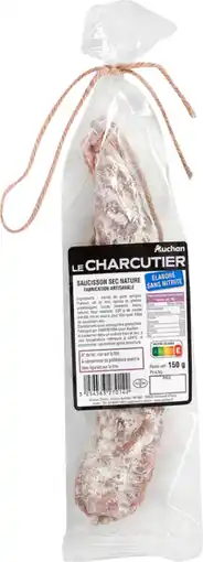 Auchan Supermarché Auchan saucisson sec sans nitrite auchan le charcutier offre