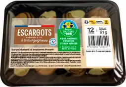 Auchan Supermarché Auchan cultivons le bon 12 escargots français filière auchan cultivons le bon offre