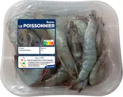 Auchan Supermarché Sans marque gambas entières crues décongelées offre