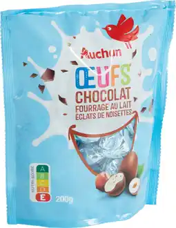 Auchan Supermarché Auchan mini oeufs chocolat lait auchan offre