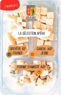 Auchan Supermarché Sans marque plateau apéritif 3 fromages offre