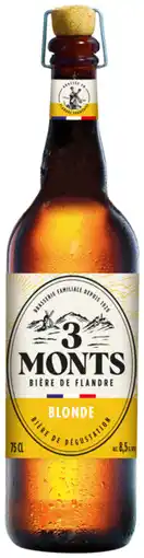 Auchan Supermarché 3 monts bière blonde 3 monts offre