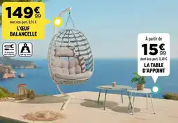 Centrakor L'euf balancelle offre