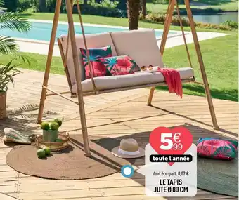 Centrakor Le tapis jute offre