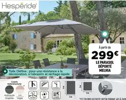 Centrakor 3m - le parasol déporté offre