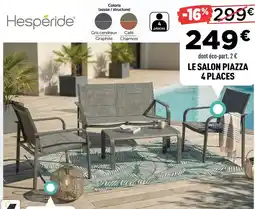 Centrakor Le salon piazza 4 places offre