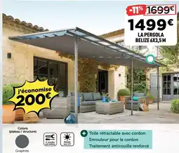 Centrakor La pergola 6x3,5 m offre