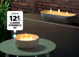 Centrakor La bougie citronnelle ely offre