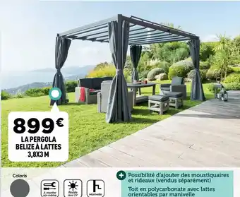 Centrakor La pergola belize a lattes offre