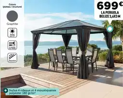 Centrakor La pergola belize 3,6x3 m offre