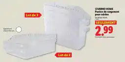 Lidl Livarno - italie de rangement pour cuisiné offre