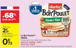 Carrefour Market Herta - le bon poulet offre