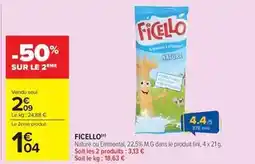 Carrefour Market Fini - nature ou emmental offre