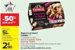 Carrefour Market Charal - rognons de boeuf offre