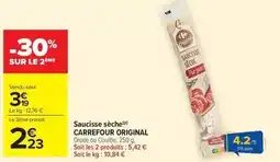 Carrefour Market Carrefour - saucisse sèche offre