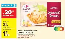 Carrefour Market Carrefour - paniers feuilletés surgelés offre