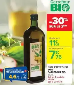 Carrefour Market Carrefour - huile d'olive vierge extra offre