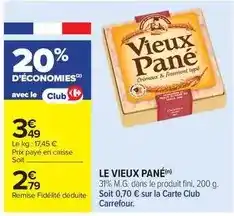 Carrefour Market Fini - le vieux pane offre