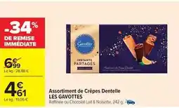 Carrefour Market Gavottes - assortiment de crêpes dentelle offre