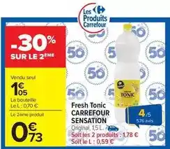 Carrefour Market Carrefour - fresh tonic sensation offre