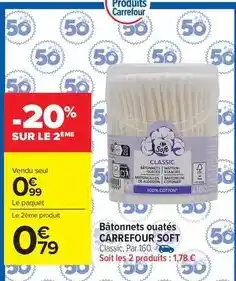 Carrefour Market Carrefour - bâtonnets ouatés soft offre
