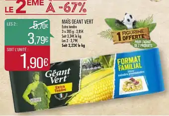 Match Maïs geant vert offre