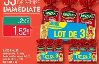 Match Pâtes panzani offre